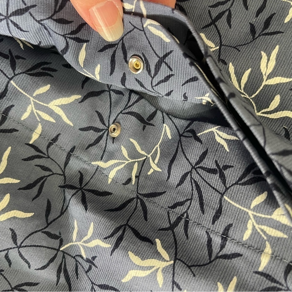 Gap Designed and Crafted Dress Fit & Flare Pockets- Women’s 6- Bamboo Leaf Print - Picture 11 of 13